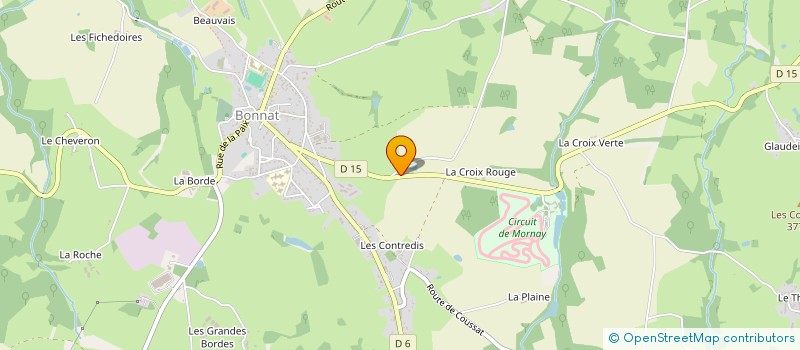 localisation de l'entreprise MONSIEUR PASCAL MOREAU à BONNAT