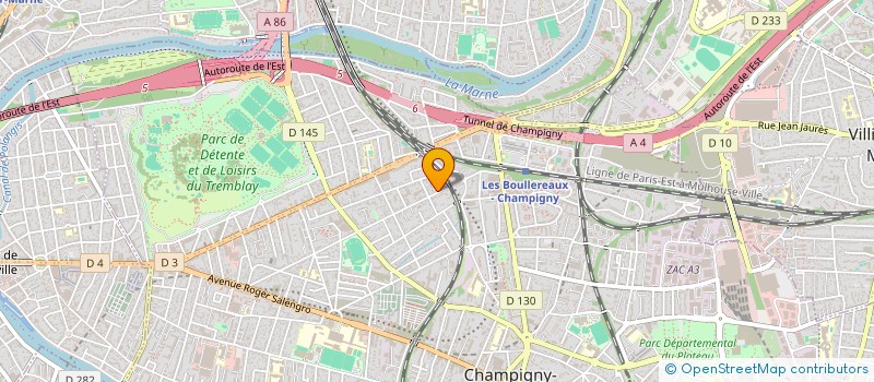 localisation de l'entreprise MONSIEUR PASCAL MOREL à CHAMPIGNY-SUR-MARNE