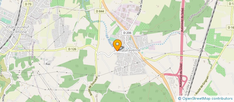 localisation de l'entreprise MONSIEUR PASCAL MOREL  CHATEAUNEUF-DU-RHONE