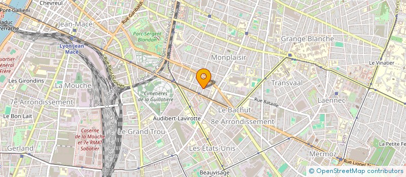 localisation de l'entreprise MONSIEUR PASCAL MOREL à LYON