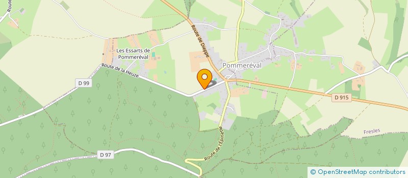 localisation de l'entreprise MONSIEUR PASCAL MOREL  POMMEREVAL