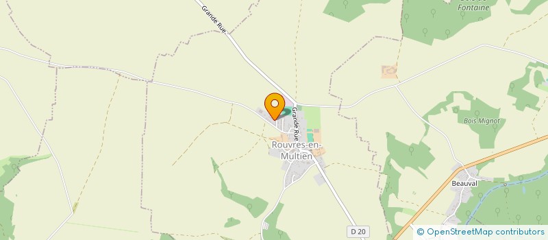 localisation de l'entreprise MONSIEUR PASCAL MORET  ROUVRES-EN-MULTIEN