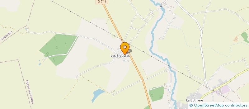 localisation de l'entreprise MONSIEUR PASCAL MORILLON  USSON-DU-POITOU