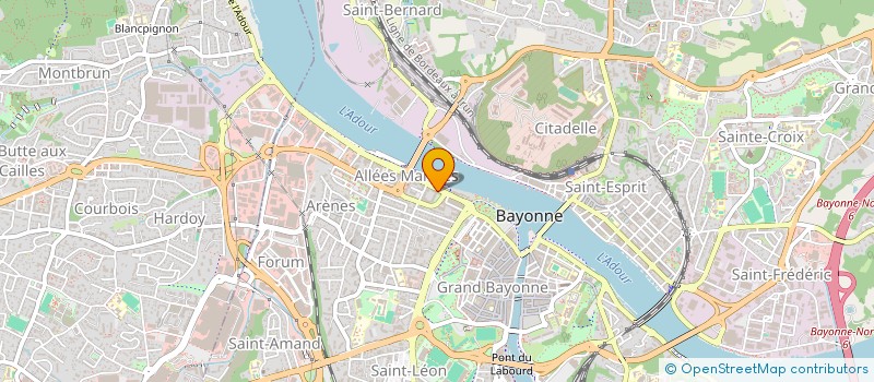 localisation de l'entreprise MONSIEUR PASCAL MORIN à BAYONNE