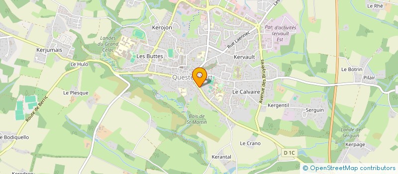 localisation de l'entreprise MONSIEUR PASCAL MORVAN  QUESTEMBERT