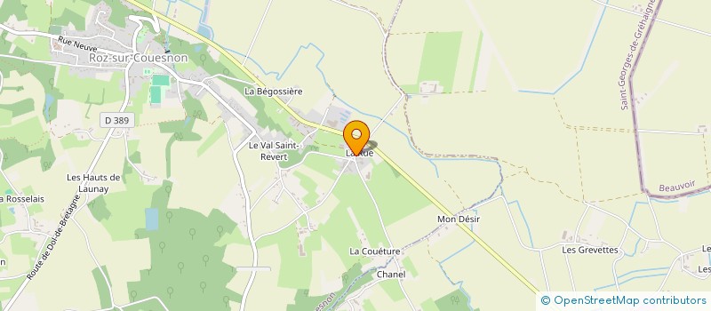 localisation de l'entreprise MONSIEUR PASCAL MOUBECHE  ROZ-SUR-COUESNON