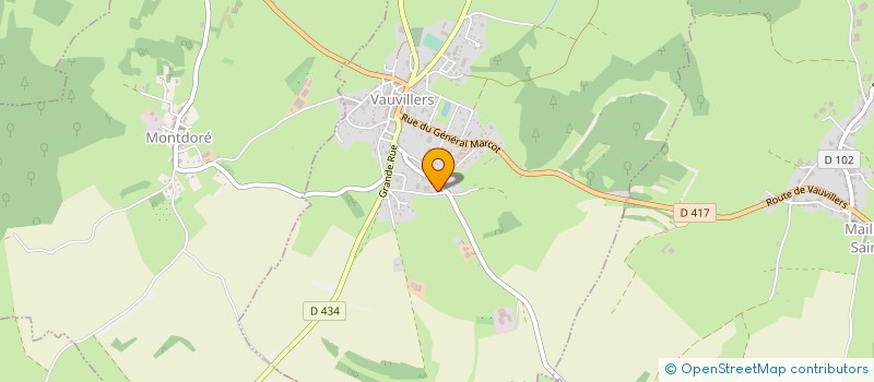 localisation de l'entreprise MONSIEUR PASCAL MOUGIN  VAUVILLERS