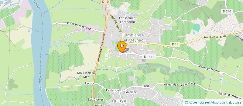 localisation de l'entreprise MONSIEUR PASCAL MOULINIE  CAMBLANES-ET-MEYNAC