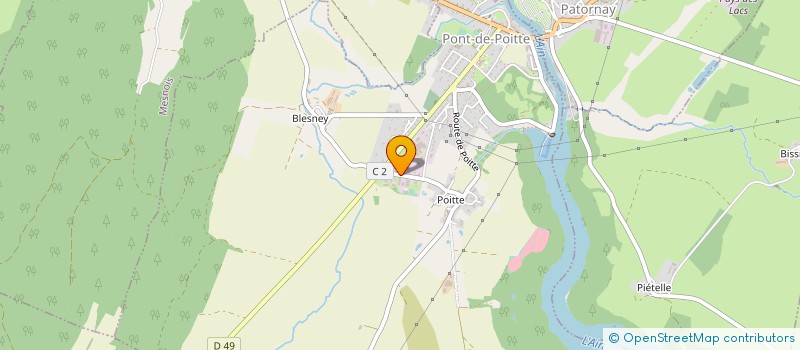 localisation de l'entreprise MONSIEUR PASCAL MOULIS  PONT-DE-POITTE