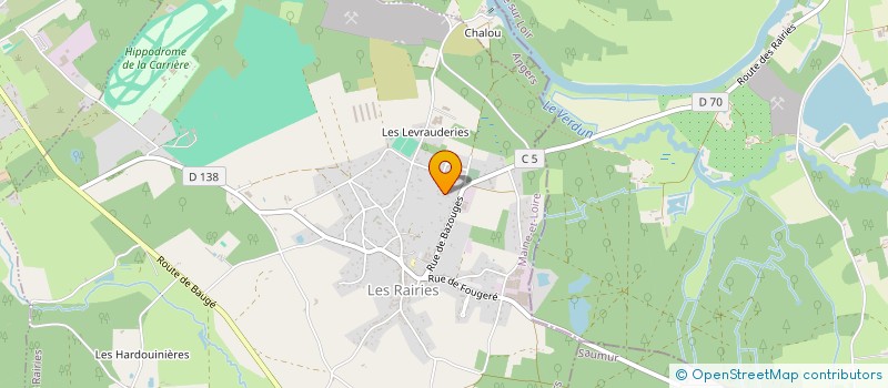 localisation de l'entreprise MONSIEUR PASCAL MOUREAUX à LES RAIRIES