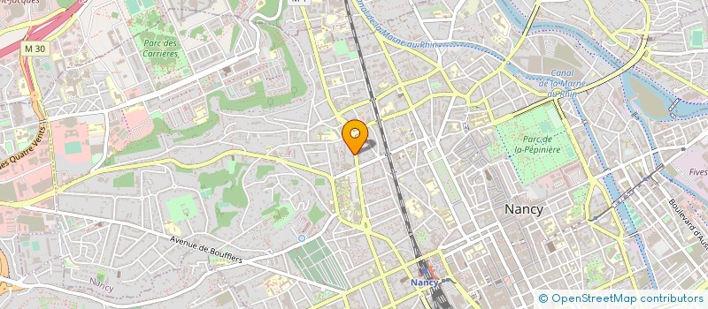 localisation de l'entreprise MONSIEUR PASCAL MOURTON à NANCY