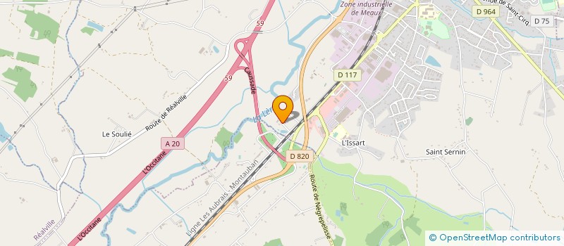 localisation de l'entreprise MONSIEUR PASCAL MOUSQUE  CAUSSADE