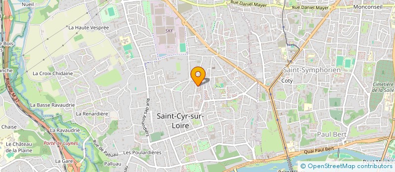 localisation de l'entreprise MONSIEUR PASCAL MOUSSU  SAINT-CYR-SUR-LOIRE