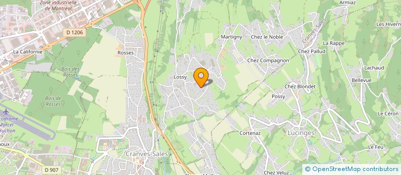 localisation de l'entreprise MONSIEUR PASCAL MOUTHON  CRANVES-SALES