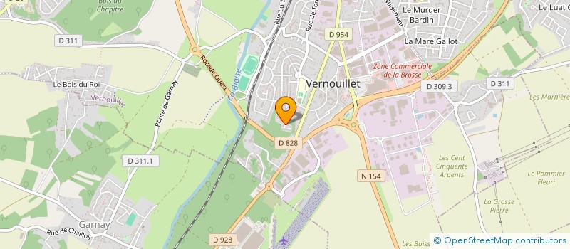 localisation de l'entreprise MONSIEUR PASCAL MOUTILLON à VERNOUILLET