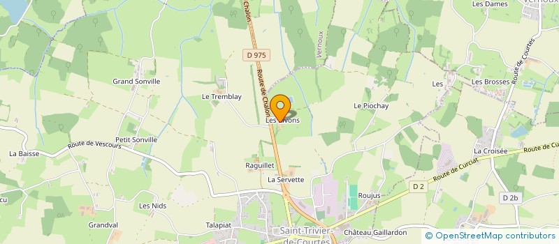 localisation de l'entreprise MONSIEUR PASCAL MOUTON  SAINT-TRIVIER-DE-COURTES