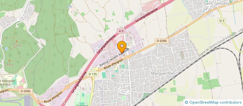 localisation de l'entreprise MONSIEUR PASCAL MULERA  MARGUERITTES