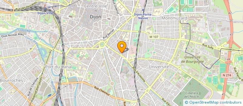 localisation de l'entreprise MONSIEUR PASCAL MUNIER à DIJON