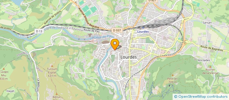localisation de l'entreprise MONSIEUR PASCAL MURRE à LOURDES