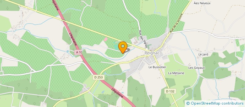 localisation de l'entreprise MONSIEUR PASCAL NAIDJA à REIGNAC