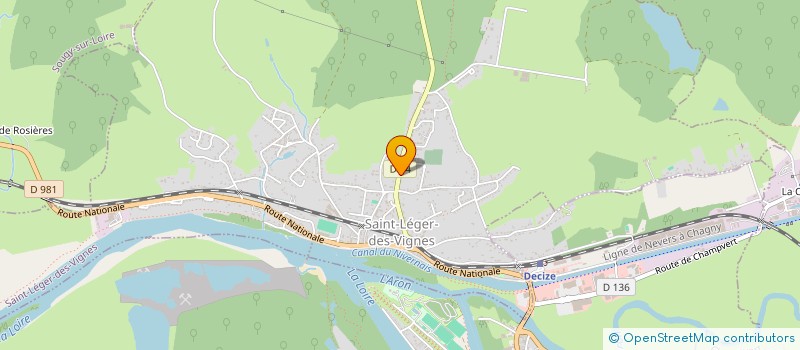 localisation de l'entreprise MONSIEUR PASCAL NAUDIN  SAINT-LEGER-DES-VIGNES