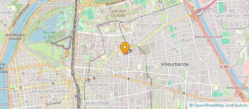 localisation de l'entreprise MONSIEUR PASCAL NAVARRANNE à VILLEURBANNE