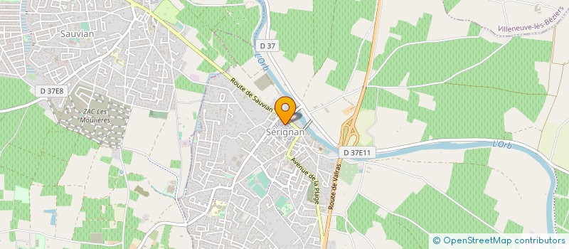 localisation de l'entreprise MONSIEUR PASCAL NAVARRO à SERIGNAN