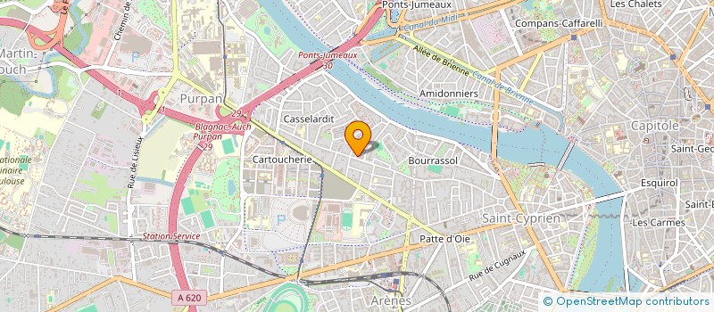 localisation de l'entreprise MONSIEUR PASCAL NEGRO  TOULOUSE