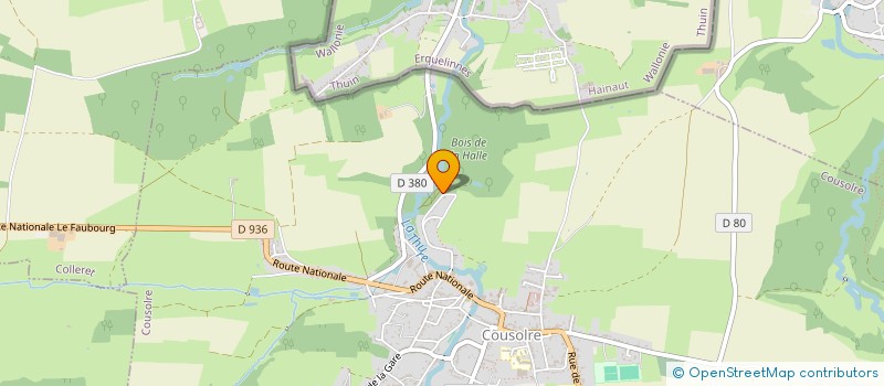 localisation de l'entreprise MONSIEUR PASCAL NEUWART  COUSOLRE