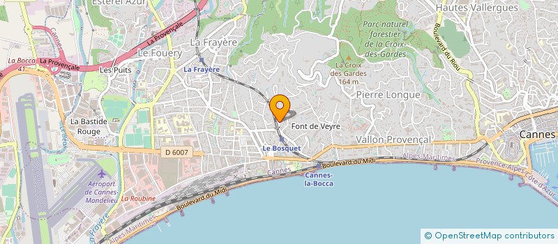 localisation de l'entreprise MONSIEUR PASCAL NICOLAS à CANNES