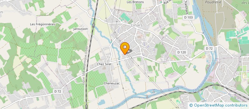 localisation de l'entreprise MONSIEUR PASCAL NINOT à LINARS