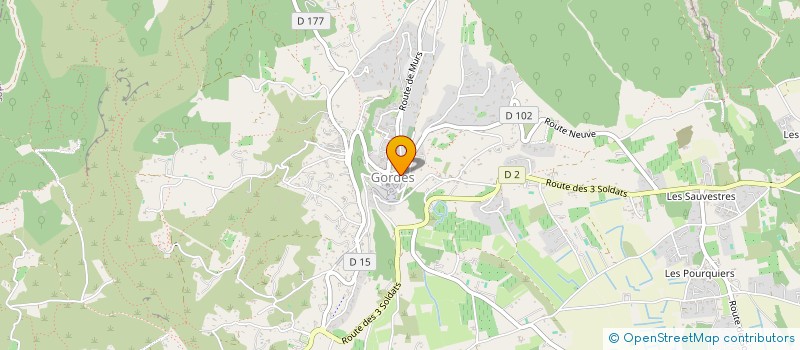 localisation de l'entreprise MONSIEUR PASCAL NOLGROVE à GORDES