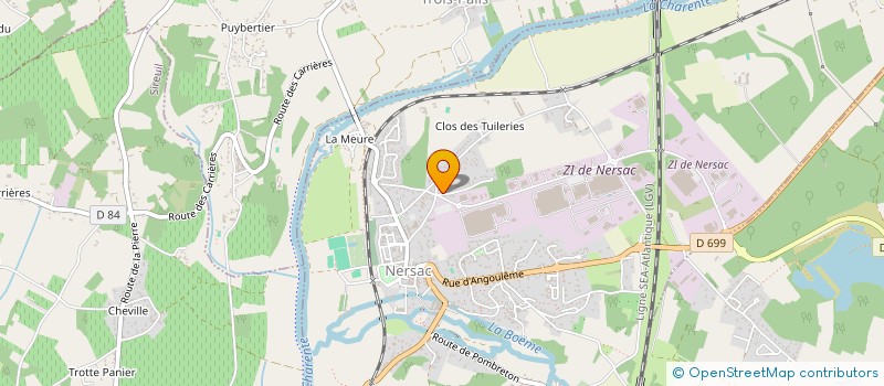 localisation de l'entreprise MONSIEUR PASCAL NOMPEX  MOUTHIERS-SUR-BOEME