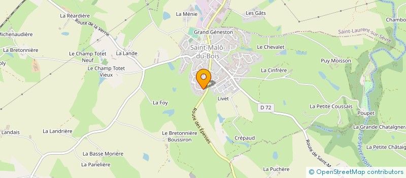 localisation de l'entreprise MONSIEUR PASCAL NORMAND  SAINT-MALO-DU-BOIS