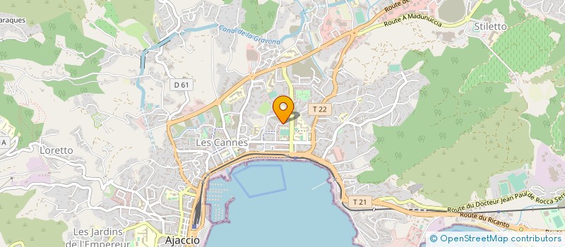 localisation de l'entreprise MONSIEUR PASCAL NUTONI à AJACCIO