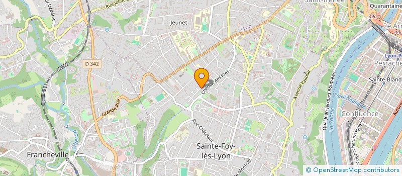 localisation de l'entreprise MONSIEUR PASCAL ODRU à SAINTE-FOY-LES-LYON