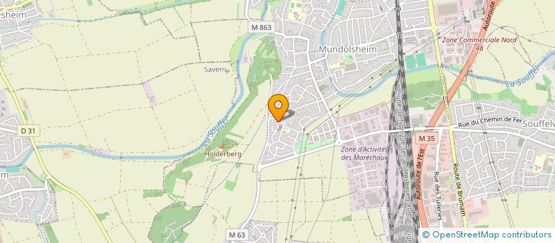 localisation de l'entreprise MONSIEUR PASCAL OHLMANN  MUNDOLSHEIM