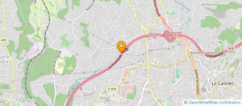 localisation de l'entreprise MONSIEUR PASCAL OLIER  MOUGINS