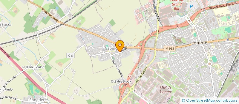 localisation de l'entreprise MONSIEUR PASCAL OLIVIER à LILLE