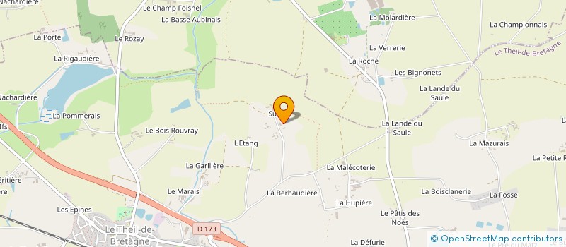 localisation de l'entreprise MONSIEUR PASCAL OLLIVIER  LE THEIL-DE-BRETAGNE