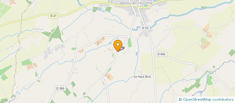 localisation de l'entreprise MONSIEUR PASCAL ONFRAY à BELLOU-EN-HOULME