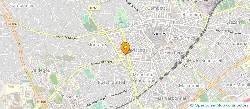 localisation de l'entreprise MONSIEUR PASCAL ORTIS à NIMES