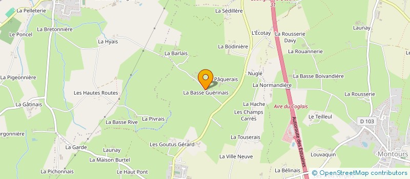 localisation de l'entreprise MONSIEUR PASCAL ORY à LES PORTES DU COGLAIS