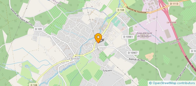 localisation de l'entreprise MONSIEUR PASCAL OSES  LA BREDE