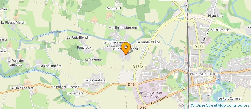 localisation de l'entreprise MONSIEUR PASCAL OUAIRY  NORT-SUR-ERDRE