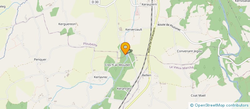 localisation de l'entreprise MONSIEUR PASCAL OUDIN  PLOUBEZRE