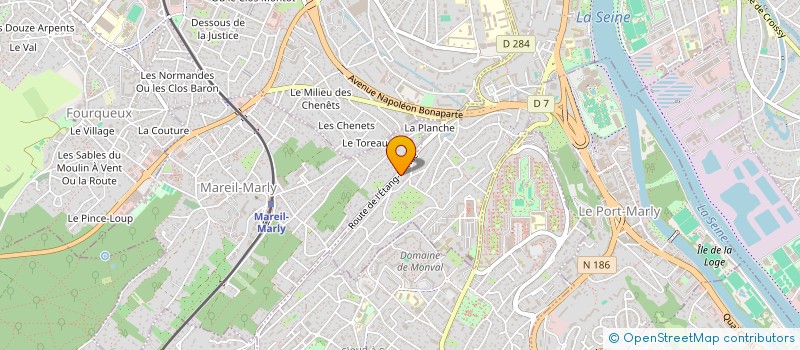 localisation de l'entreprise MONSIEUR PASCAL OULD MAH  LE PECQ