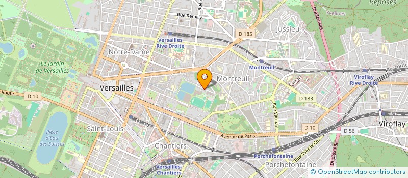 localisation de l'entreprise MONSIEUR PASCAL OURY à VERSAILLES