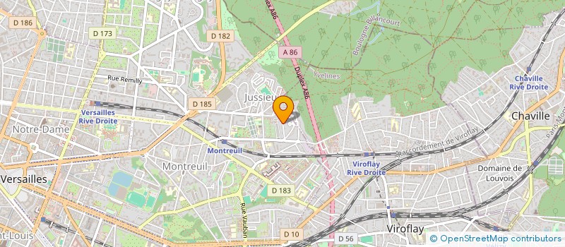 localisation de l'entreprise MONSIEUR PASCAL OUZEAU à VERSAILLES