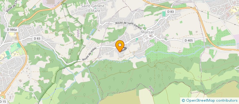 localisation de l'entreprise MONSIEUR PASCAL PABIOT  RIOM